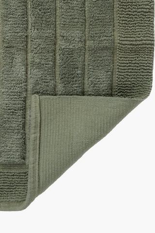 Cotton Ribbed Pile Bath Mat