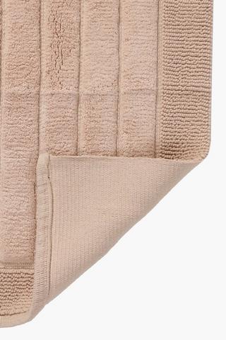 Cotton Ribbed Pile Bath Mat