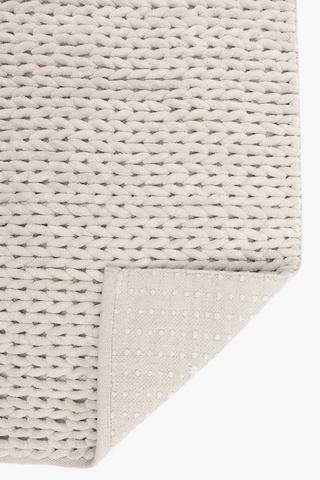 Braided Cotton Extra Large Bath Mat 50x150cm