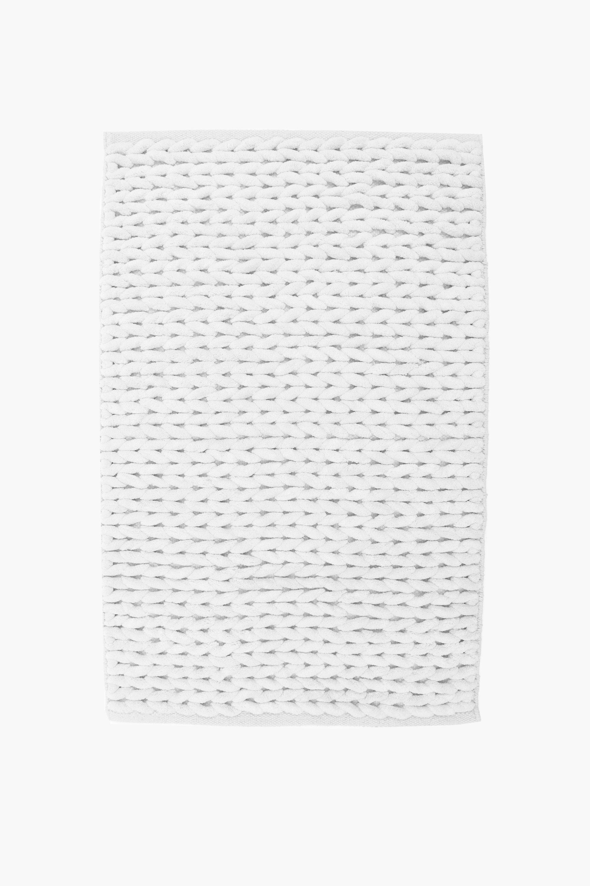 Braided Cotton Bath Mat Large 50x80cm