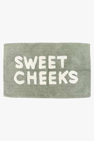 Cotton Novelty Scripted Bathmat