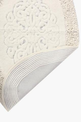 Premium Cotton Oval Bath Mat
