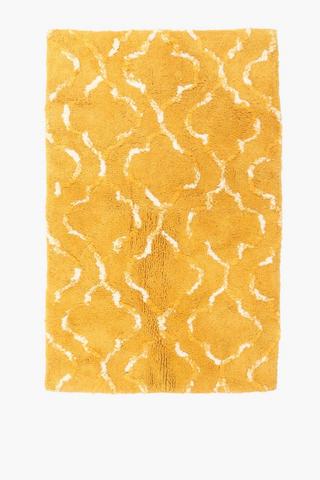 Cotton Fluff Jacquard Baroque Bath Mat