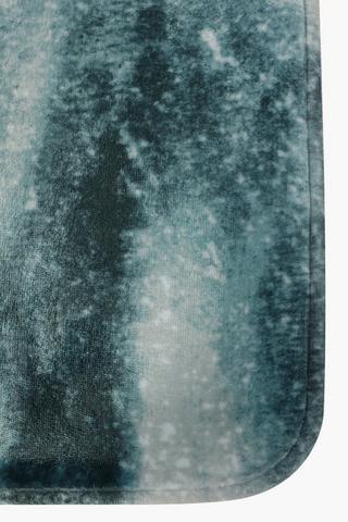 2 Piece Printed Marble Bath Mat Set