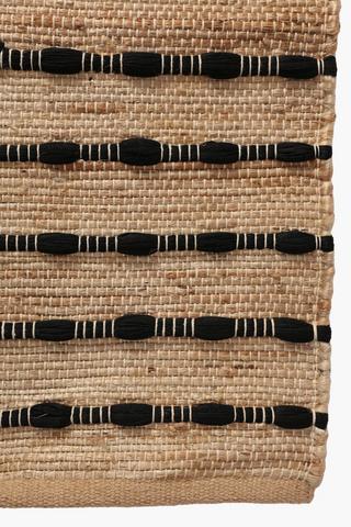 2 Piece Jute Chindi Bath Mat Set