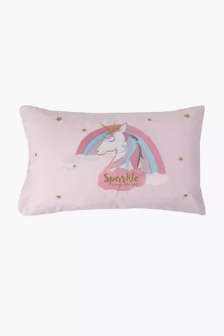 Novelty Unicorn Sparkle Scatter Cushion