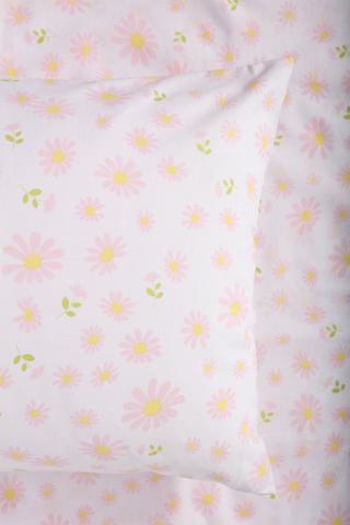 Polyester Printed Daisy Pillowcase