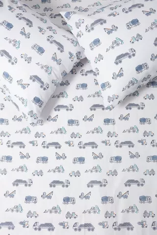 Polycotton Fitted Printed Transport Sheet