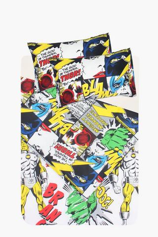 Printed Marvel Duvet Cover Set