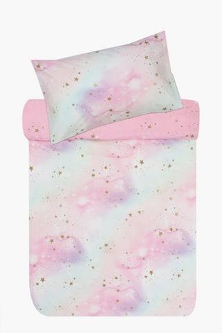 Microfibre Ombre Duvet Reversible Cover Set