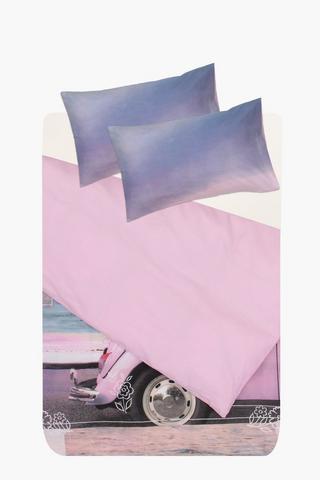 Polycotton Photographic Dreamer Car Duvet Cover Set
