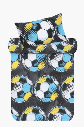 Polycotton Soccer Duvet Cover Set
