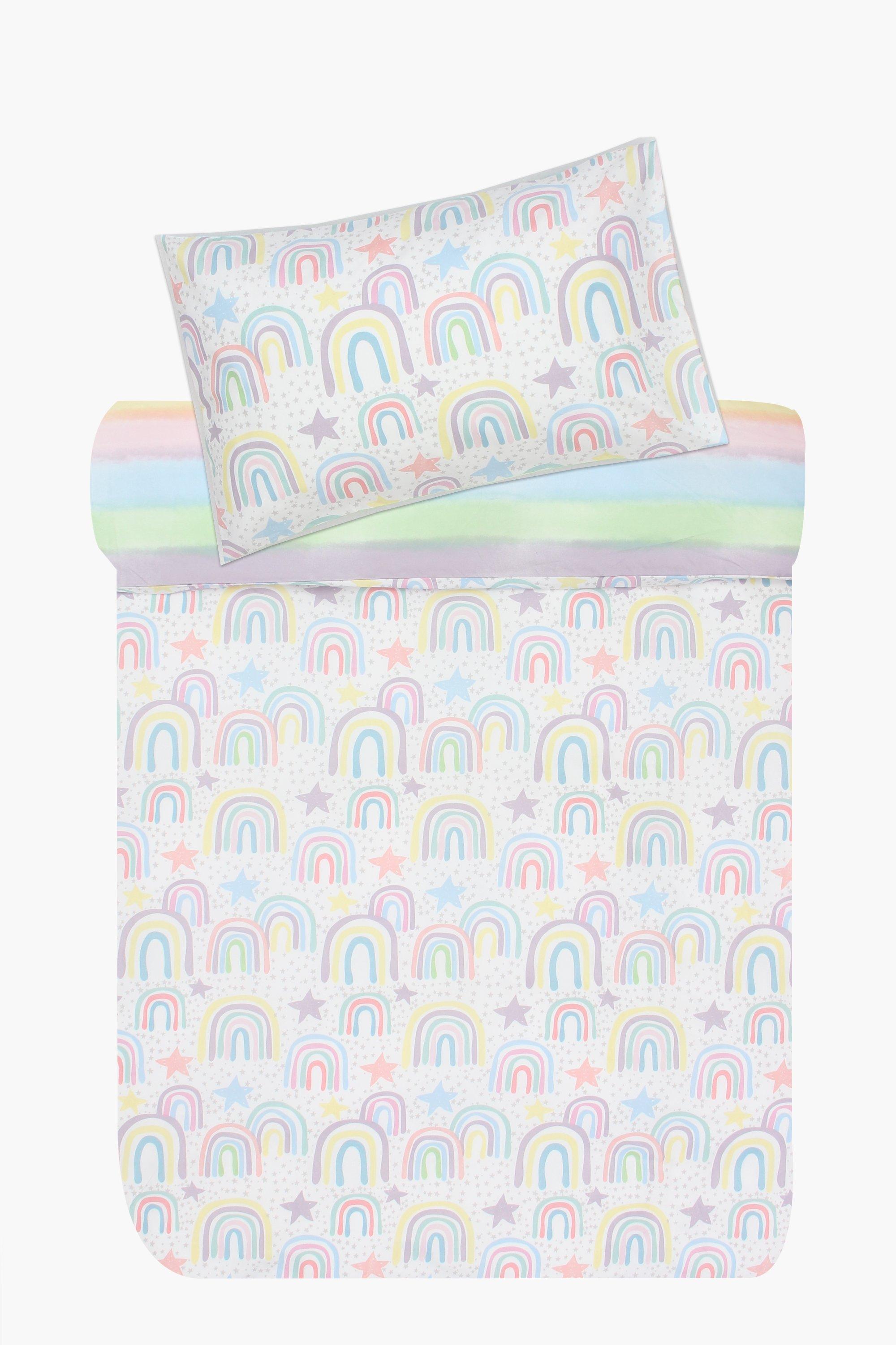 Microfibre Rainbows Bed In A Bag Duvet Cover Set