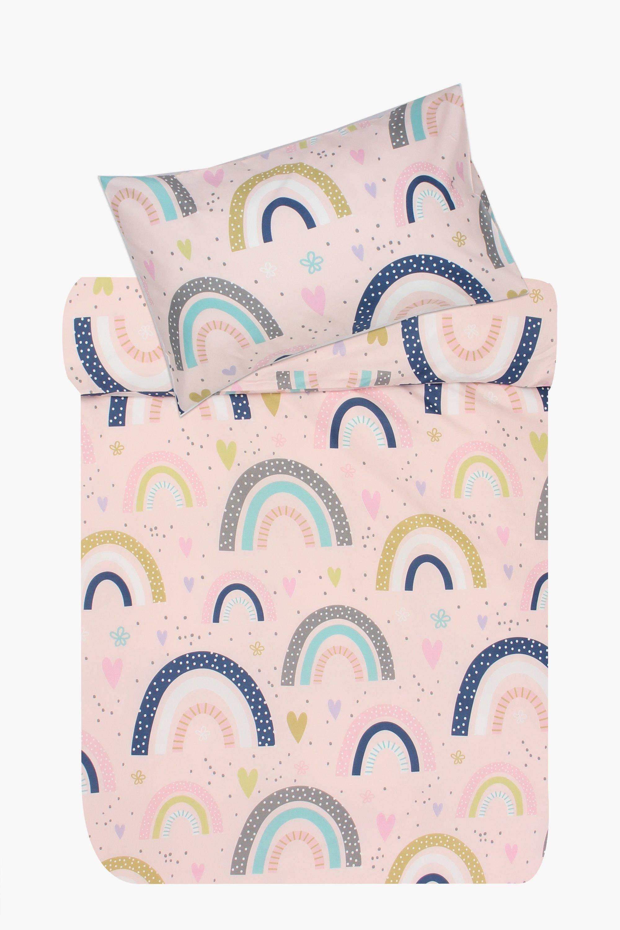 Microfibre Rainbow Delight Bed In A Bag Duvet Cover Set