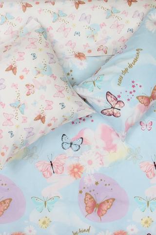 Microfibre Butterfly Bed In A Bag Duvet Cover Set