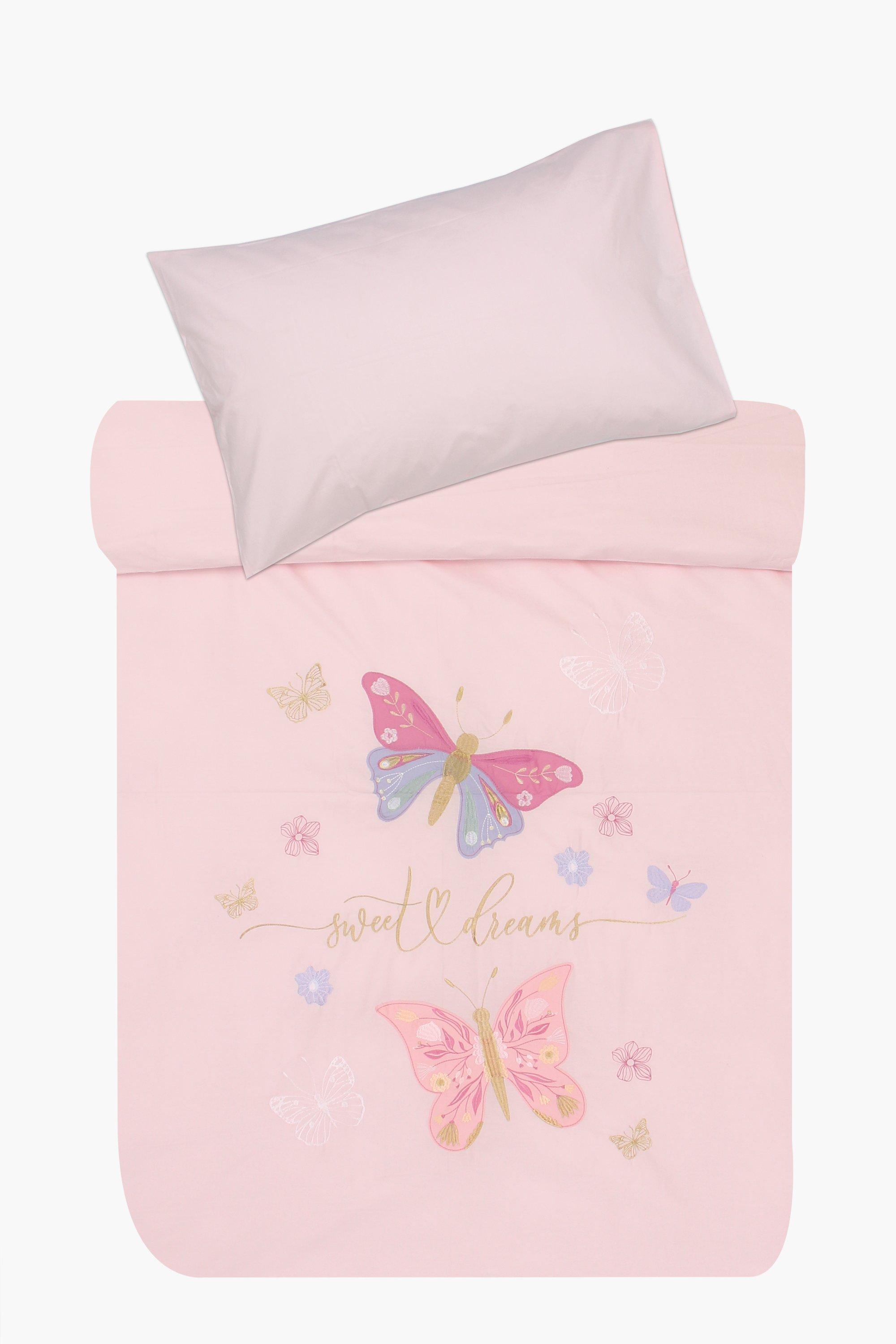 180 Thread Count Butterfly Reversible Duvet Cover Set