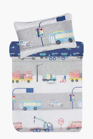 Polycotton Transport Duvet Cover Set