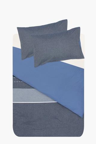 100% Cotton Chambray Star Kids Duvet Cover Set