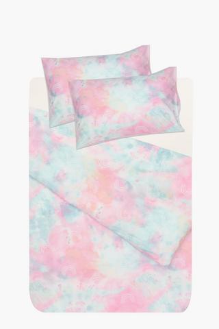 Microfibre Tie Dye Duvet Cover Set
