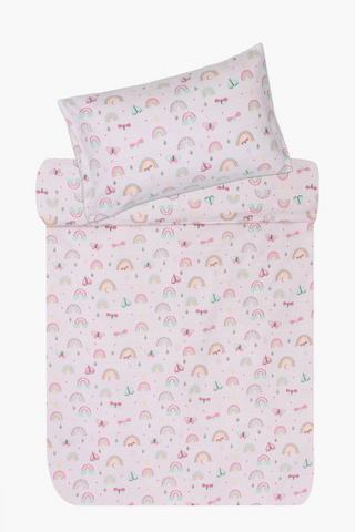 100% Brushed Cotton Butterfly Dreams Duvet Cover Set