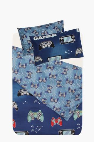 Microfibre Gamer Duvet Cover Set