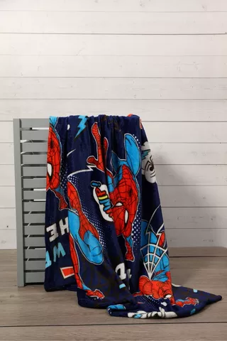Spiderman Hero Blanket, 125x155cm
