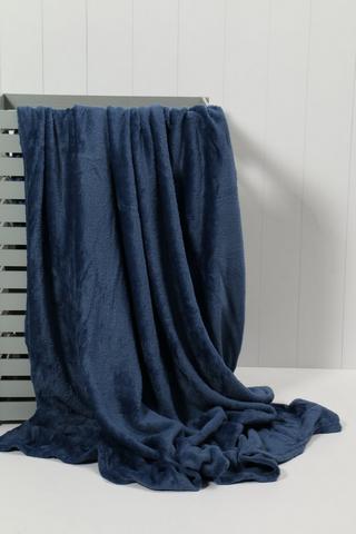 Plain Super Plush Blanket, 125x150cm
