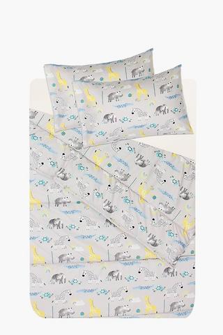 Microfibre Animals Duvet Cover Set