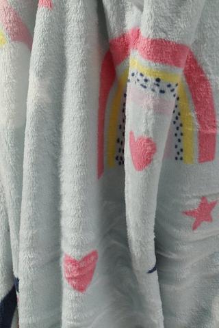 Super Plush Rainbow Blanket, 150x180cm