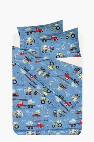 Microfibre Construction Comforter Set