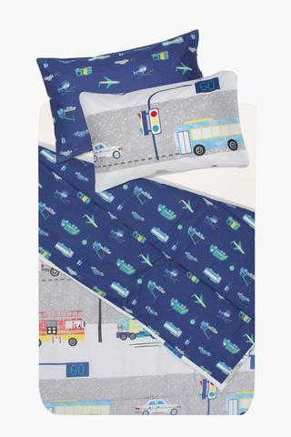Polycotton Transport Comforter Set