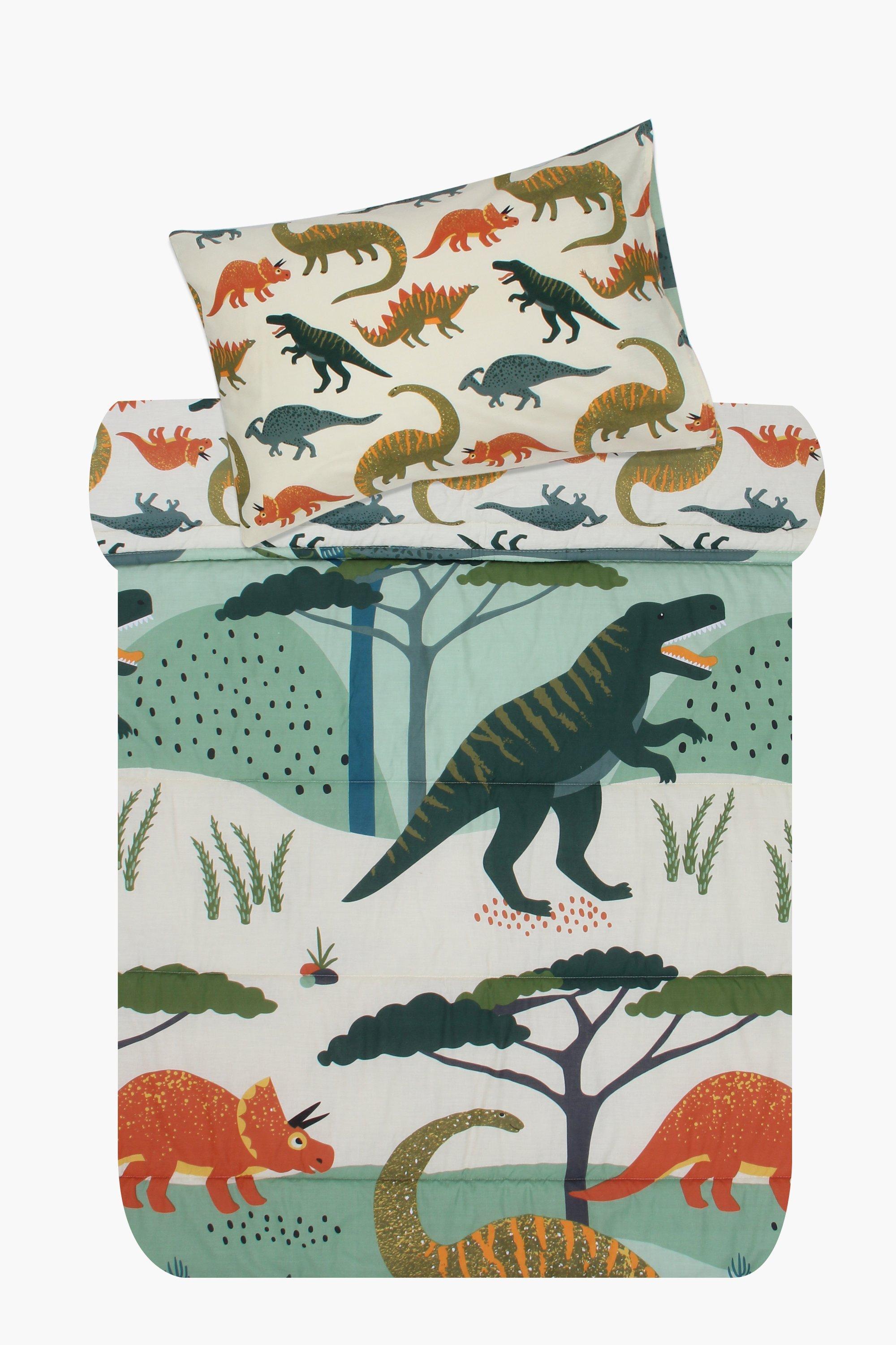 Polycotton Jungle Dino Comforter Set