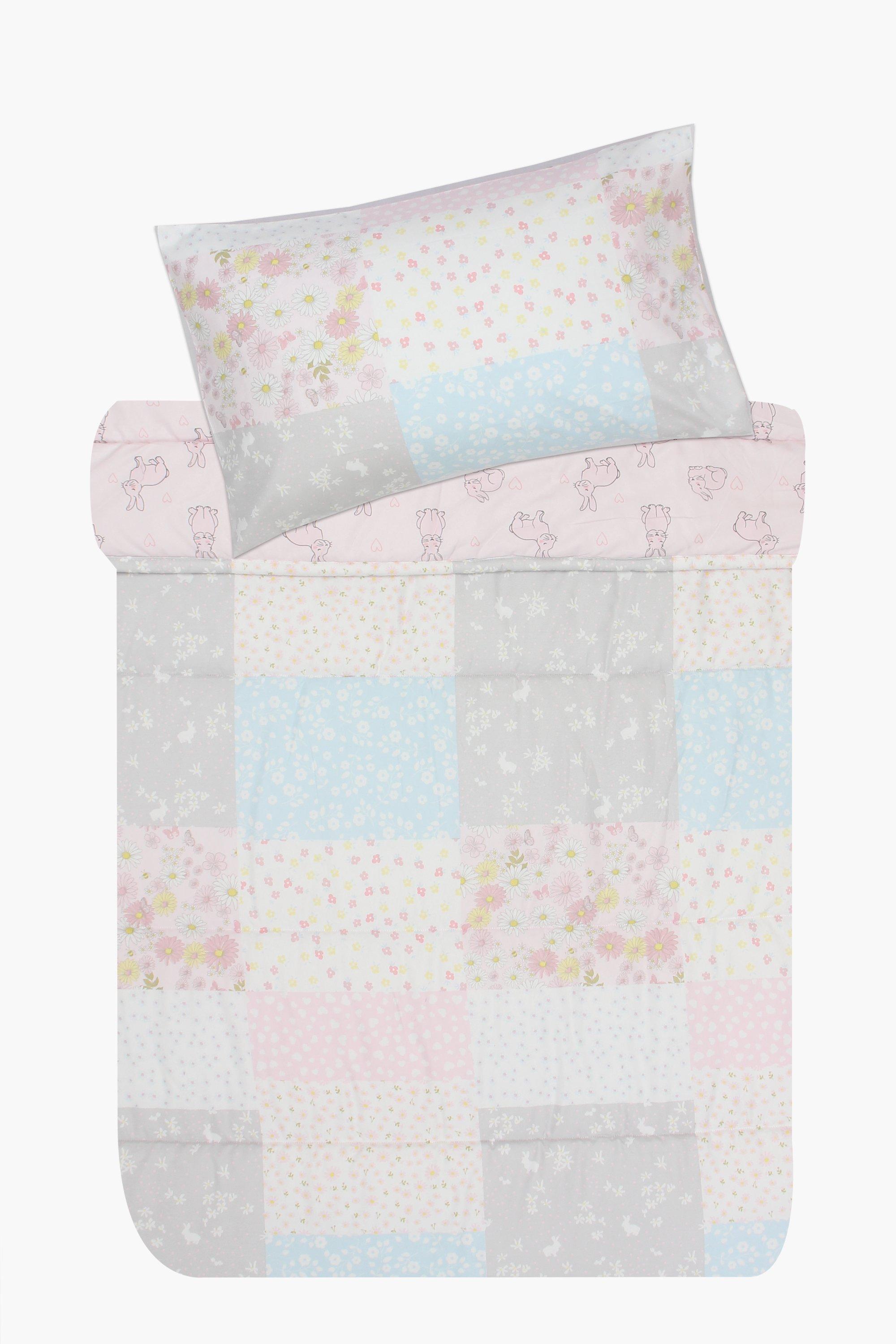 Microfibre Vintage Patchwork Comforter Set