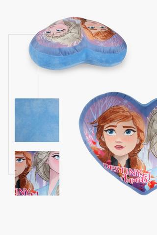 Frozen Heart Shaped Scatter Cushion