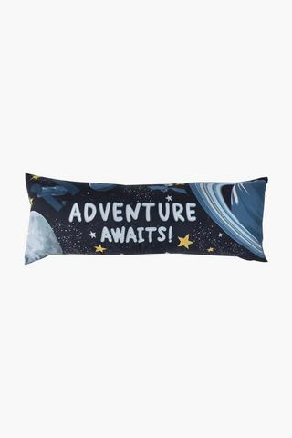 Printed Space Kids Scatter Cushion, 30x80cm