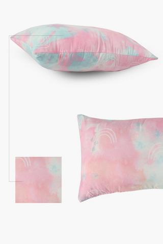 Microfibre Tie Dye Pillowcase, 30x50cm