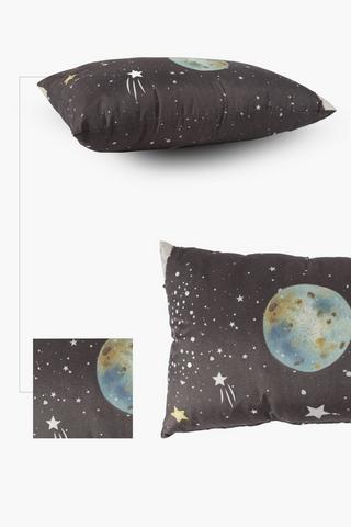 Microfibre Space Scatter Cushion, 30x50cm