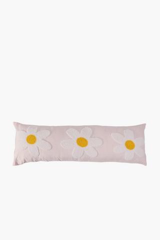 Tufted Daisy Scatter Cushion, 30x80cm