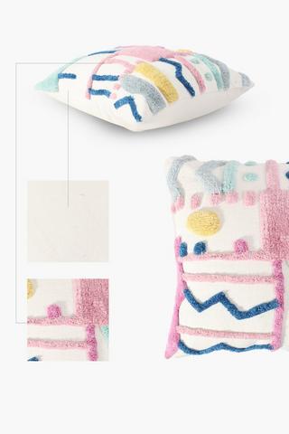 Pastel Squares Scatter Cushion, 50x50cm