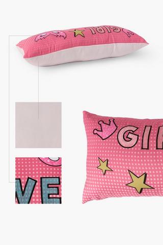 Girl Power Scatter Cushion 30x80cm