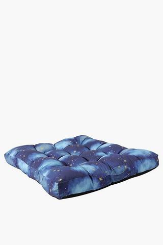 Deep Button Stars Floor Cushion 96x99cm