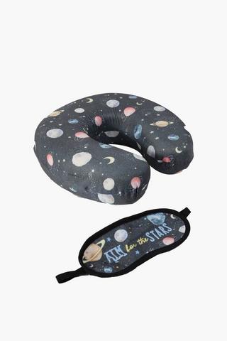 Space Travel Pillow And Mask