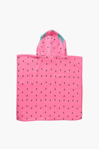 Hooded Strawberry Towel 60x120cm