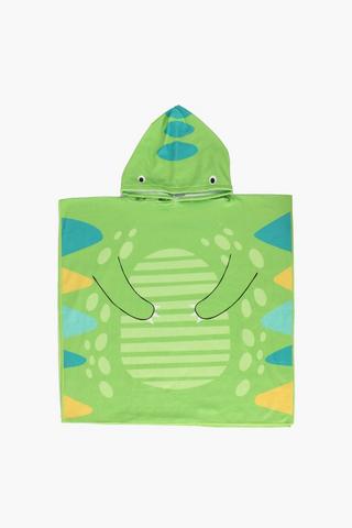 Hooded Dino Towel 60x120cm