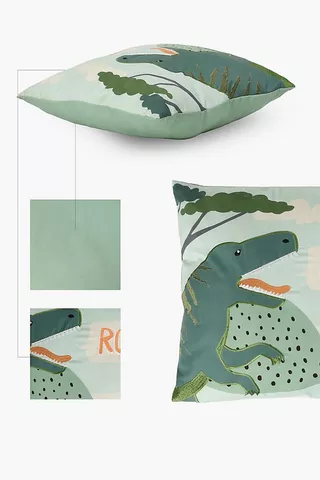 Dino Scatter Cushion 40x40cm