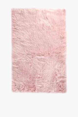 Faux Fur Long Pile Rug 70x110cm