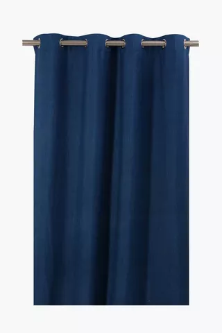 Kennedy Textured Eyelet Curtain, 135x225cm