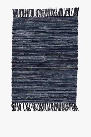 Denim Chindi Runner, 70x110cm