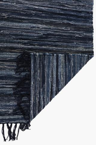 Denim Chindi Runner, 70x110cm