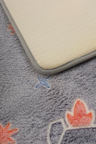 Non-slip Glow Embossed Space Rug, 70x110cm